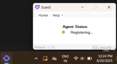 Step 5 - Agent screen